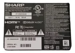 Botonera Y Sensor Sharp 4T-C65CKSUD K0006HVZF - Imagen 3