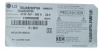 Main LG 75UA8050PSA / EAX70304203 (1.2) - Imagen 3