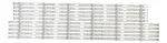 Leds Samsung UN65TU8200F / LM41-00876 (originales)