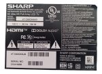 T-Con Sharp 4T-C65CK5UD K0006HVZF 2.0) - Imagen 4