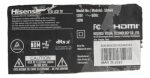 Main Hisense 50A6H / RSAG7.820.12366/R0H - Imagen 3