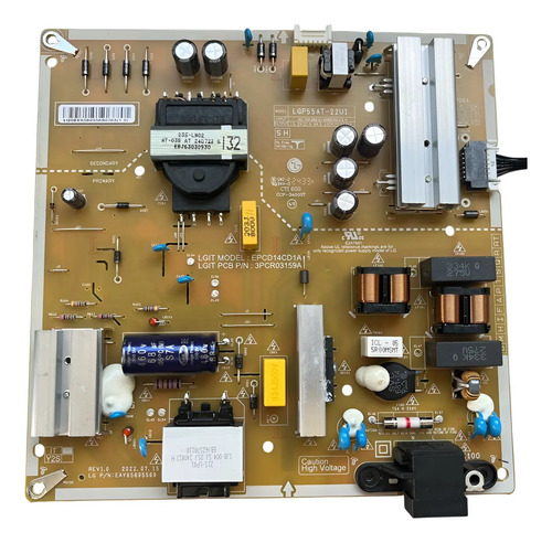 D_831718-MLM92135579695_092025-O.jpg Fuente De Poder LG 55UT8050PSB / LGP55AT-22U1 - Imagen 1