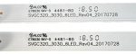 Leds Hisense 32H5500E / SVGC320_3030_6LED Originales - Imagen 2