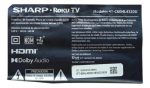 Fuente De Poder Sharp 4T-C60HL4320U / CH1160D-1N550S - Imagen 3