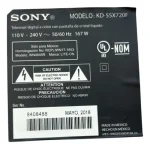 Botón Sony KD-55X720F / 715G7927-K01-000-004K - Imagen 3