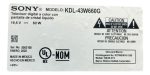 Placa Inversora Sony KDL-43W660G / 1-982-711-12 - Imagen 3