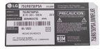 Tarjeta Main LG75UR8750PSA EAX70043605(1.0) - Imagen 3