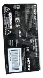 Main Hisense 75A6N / RSAG7.820.13518 - Imagen 3